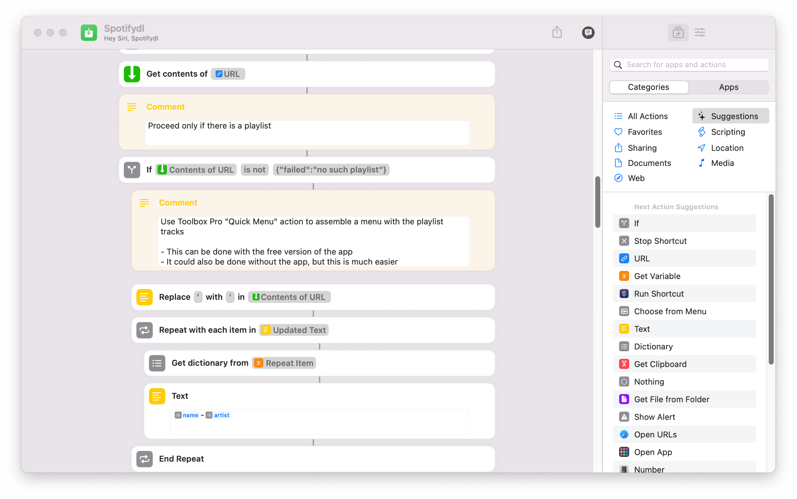 Spotify to MP3 Shortcut for Mac
